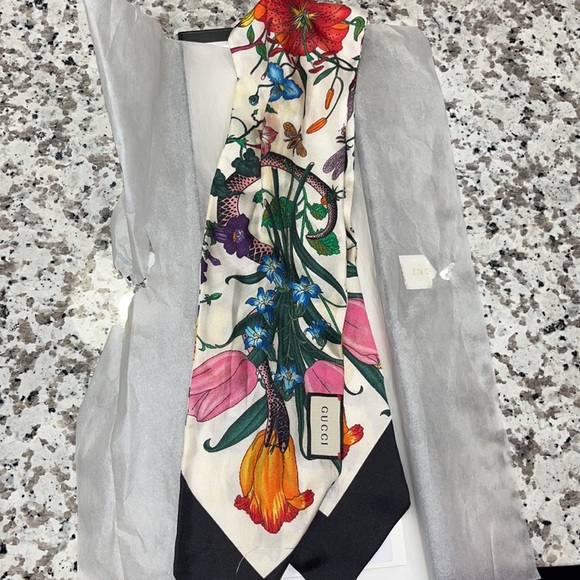 Gucci Accessories - Gucci Satin Scarf